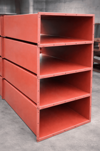 Сварные воздуховоды для систем дымоудаления прямоугольные